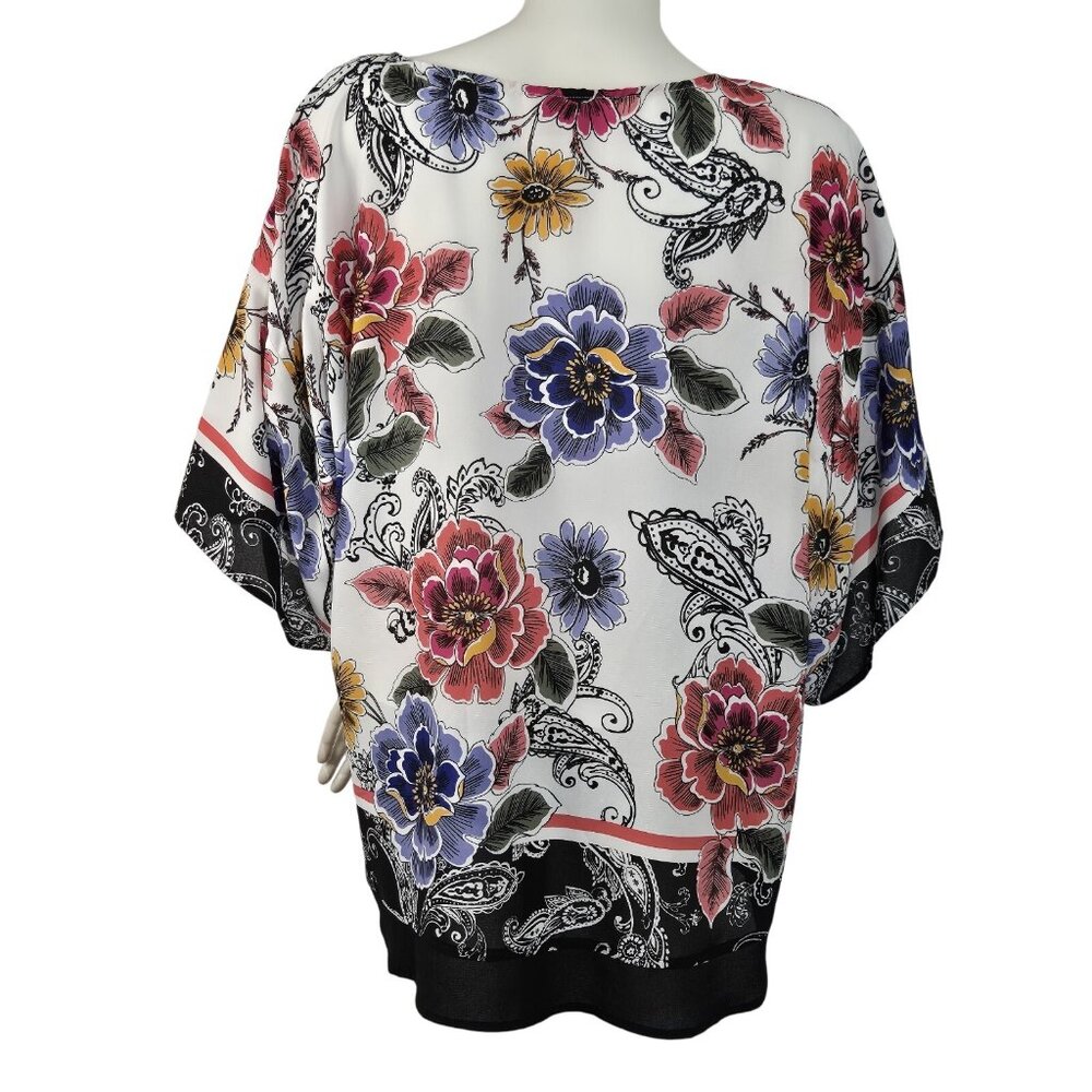 Ruby Rd Women's Tunic Size 2X Floral Colorful Pattern Top Blouse (11) - Picture 3 of 11